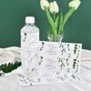 URROMA Wedding Water Bottle Labels, 50 Pcs Eucalyptus Leaf Water