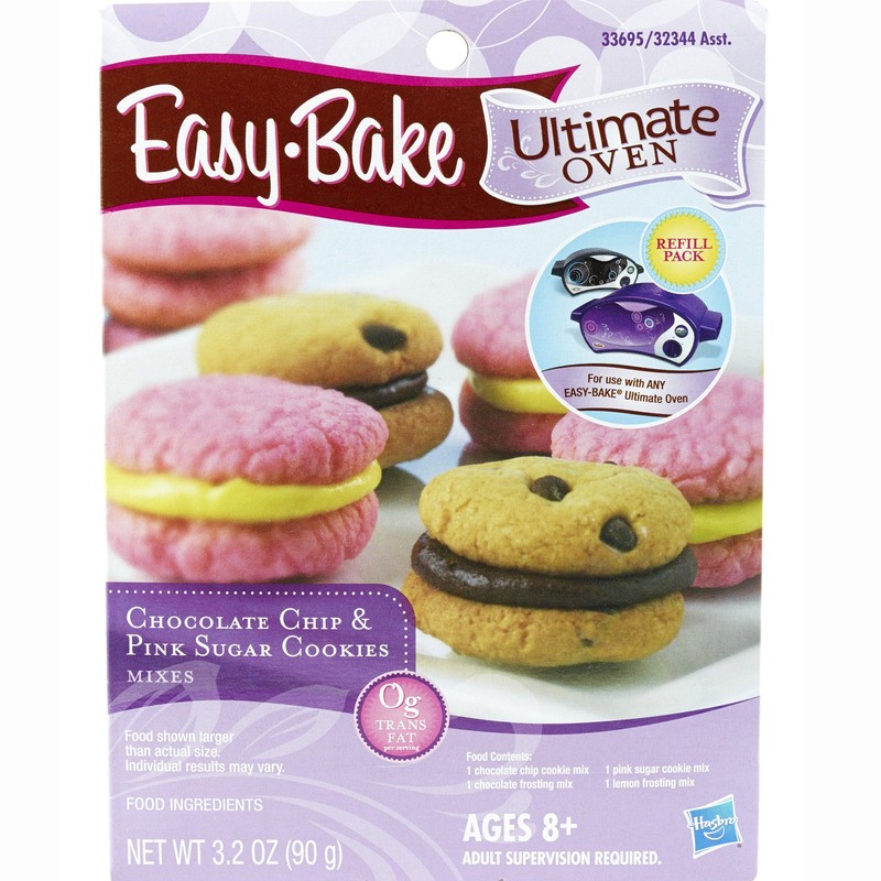 Easy-Bake Ultimate Oven Chocolate Chip and Pink Sugar Cookies Refill