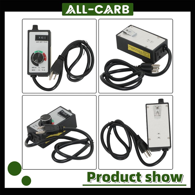 ALL-CARB Router Fan Electric Motor Rheostat Variable Speed Controller AC