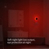 KINUR 6 Pack Red LED Plug into Wall with Dusk