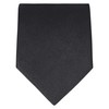 DESERMO Adjustable security tie black with elastic band, safety tie