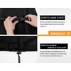 Dokon Parasol/Umbrella Protective Cover With Rod, Large, Waterproof, Windproof, UV-Resistant,