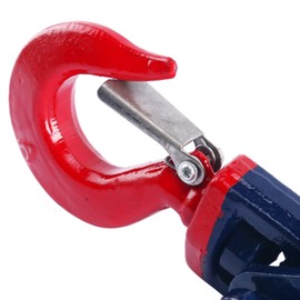 8MILELAKE Wire Rope Pulley Block 2 Ton Snatch Block with Swivel Hook and Latch