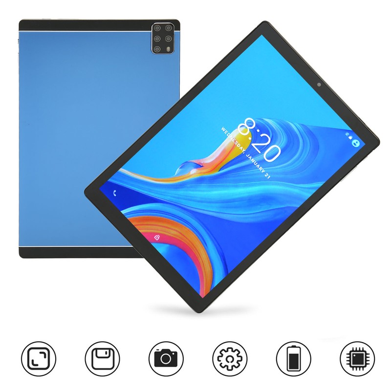 10.1 Inch Tablet for Android 12.0 5G WiFi 6GB 128GB