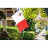 DANF Malta Flag 3x5 Ft Thick Polyester, Fade Resistant, Brass