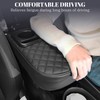 QianBao Car Center Console Diamond Pattern Armrest Box Booster Cushion