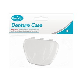 GEM Imports PER4969 Denture Case | White | Pack of 1 | 15.5x15.5x16.2cm