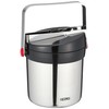Thermos JIN-1300 SBK Vacuum Insulated Ice Pail, Stainless Steel, Black