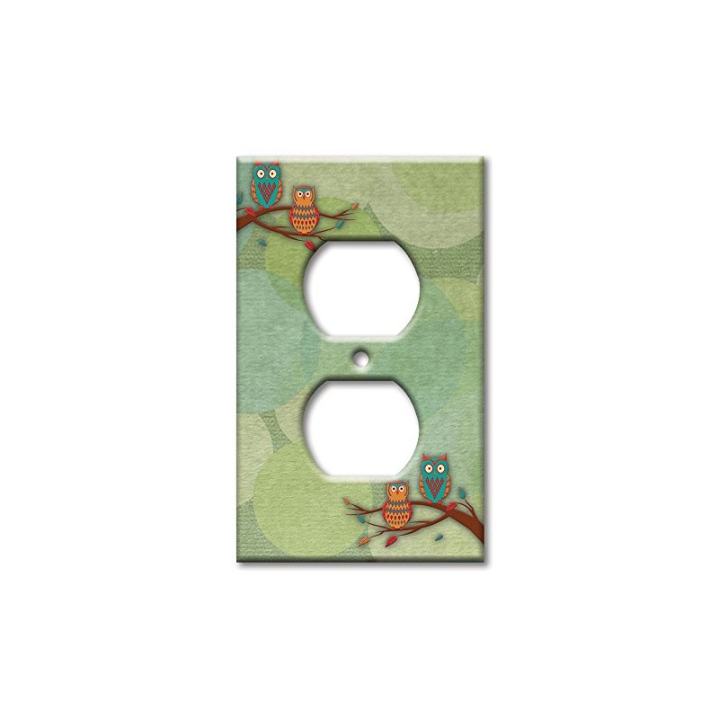 Art Plates - Single Gang Outlet Switch Plate - Decorative