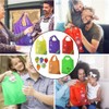 Jindizi Bolsas Plegables Reutilizables, 5Pcs de Compra Reutilizables con Asas,