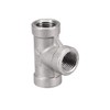 sourcing map Stainless Steel 304 Cast Pipe Fitting 1/4BSPT Female