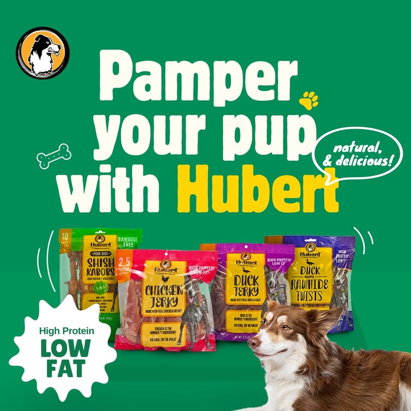 Hubert Pet Premium Cod Skin Rolls - Single Ingredient Natural