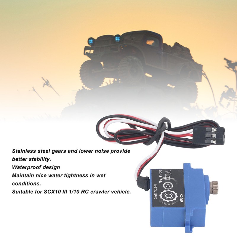 7KG RC Digital Servo Smooth Operation Waterproof Low Noise RC