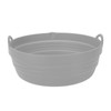 Fryer Silicone Liner Foldable Round Wavy Stripe Heat Resistant Reusable
