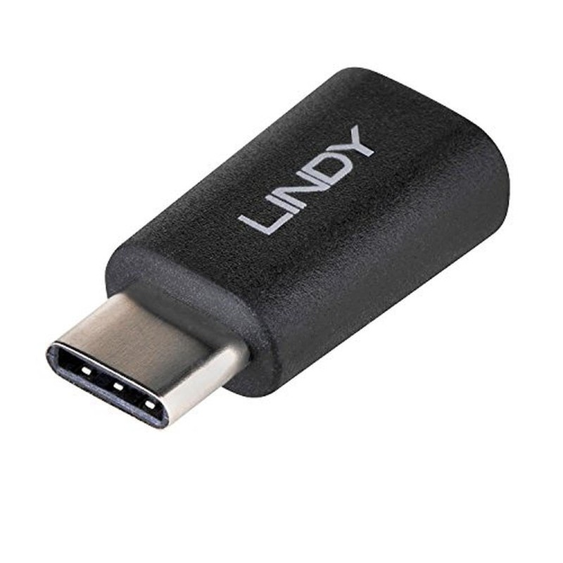 LINDY USB 2.0 Type C Male to Micro-B Female Adapter