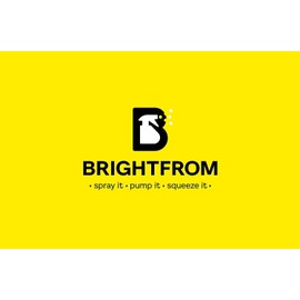 BRIGHTFROM Fine Mist Spray Bottles 6 OZ, Cylinder BPA Free Refillable Containers, Clear, Empty for Essential Oils, Spray, Water - 2 PACK (Black)