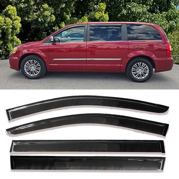 Tape On Side Window Rain Guards Window Visors Vent Deflectors