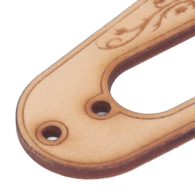 2PCS Pickup Mounting Ring Natural Maple Hard Decorative Single Coil