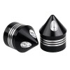 Unbranded Spike Front Axle Nut Cover Kit For Harley Dyna