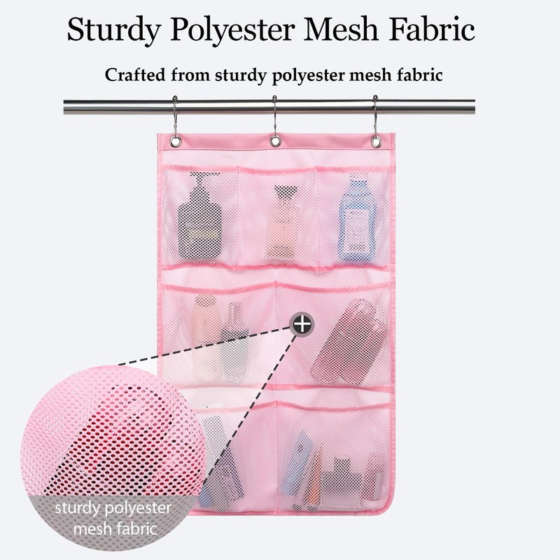 GYEUKHAM Hanging Mesh Shower Caddy for Bathroom - Quick Drying