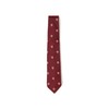 Beams Plus Men's Silk Crest Shield Embroidered Tie, BURGUANDY