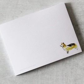 Dog Breeds Sticky Notes - 4" x 3" 50 Sheets. Notepad, to Do List, Reminder Note. Gift for Dog Lovers. (1, Corgi)
