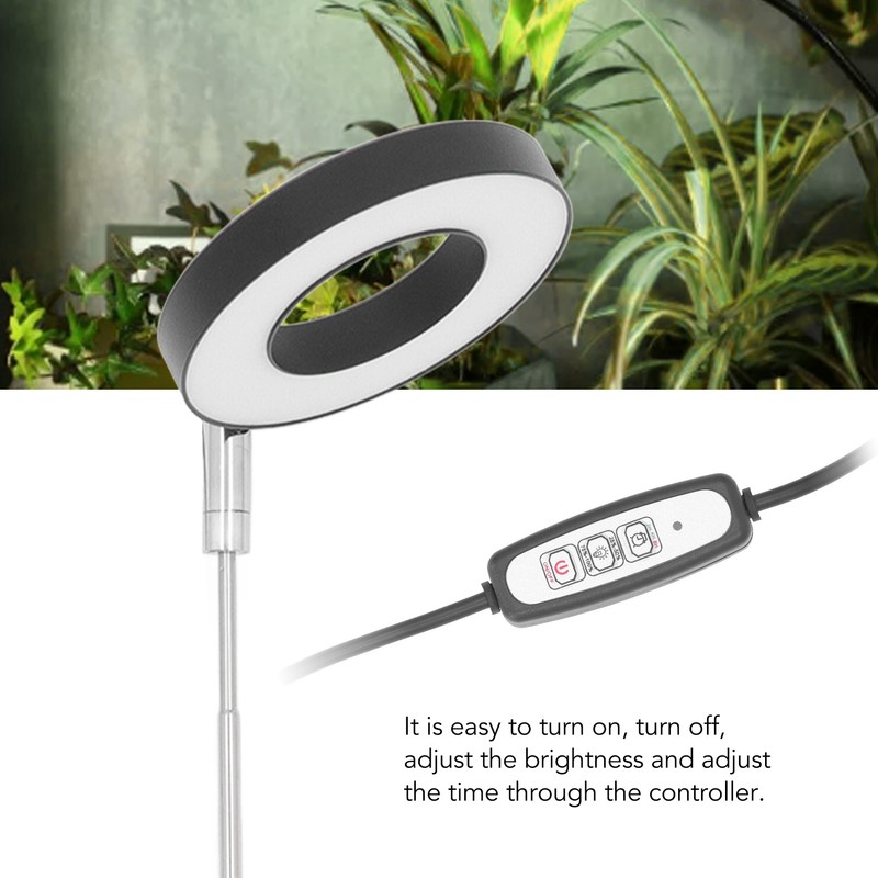 Plant Light Rings Full Spectrum Stretchable 2 Head 4 Speed
