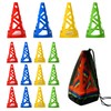 Charmoon Color Cones 16 pieces 23cm 4 colors with storage