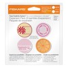 Fiskars 100860-1001 Circle Design Plate Expansion Pack, Medium, 4-Pack