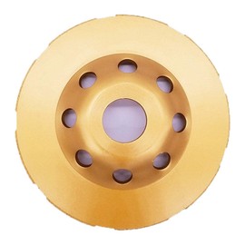 Grinding Wheel, APLUS 5-Inch Double Row Diamond Cup Grinding Wheel for Angle Grinder Polishing and Cleaning Stone/Cement/Marble/Rock/Granite (125mm)