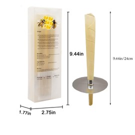 (10pcs) Earwax Removal Kit Earwax Cleaning Tool with Cotton Swab Earwax Removal Tools