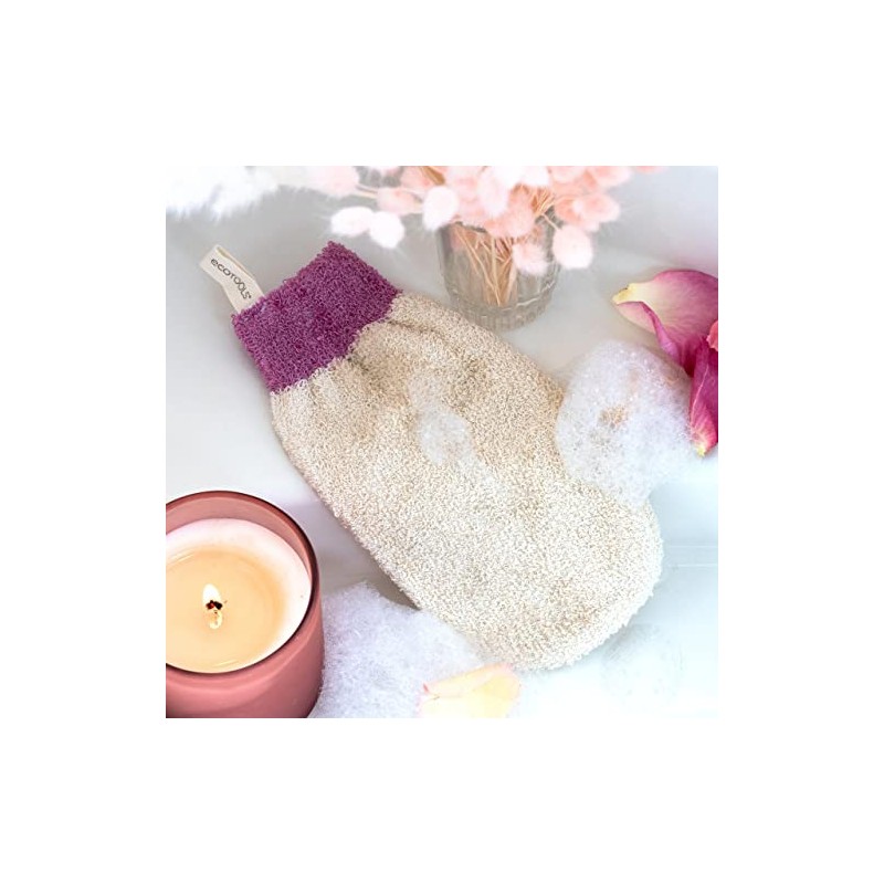 EcoTools, Bath and Shower Mitt, Guante para Baño, Limpieza Profunda,