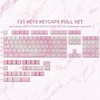 Tsungup Keycaps Cherry Blossom Tie-Dye Keycap Set - Custom Side