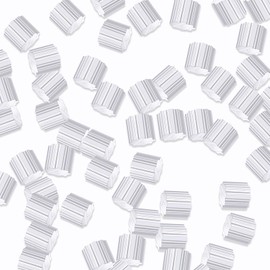 TOAOB 144pcs Silicone Earring Backs Clear Earring Backs Soft Earring Stoppers 3.5mm Earring Backs Replacement for Fish Hooks Earring Studs