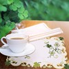 Simhomsen Embroidered Irish Clover St. Patrick’s Day Table Runner, Spring