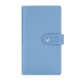 Leanockesa 96 Envelope Savings Challenge Book, Envelope Money Saving Binder, 96 Envelopes Challenge Binder, Budget Book with Cash Envelopes (Blue)