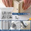 40pcs Threaded Insert Nuts, M4-M6/M6-M8/M8-M10 Thread Reducer Nuts, Hex Socket