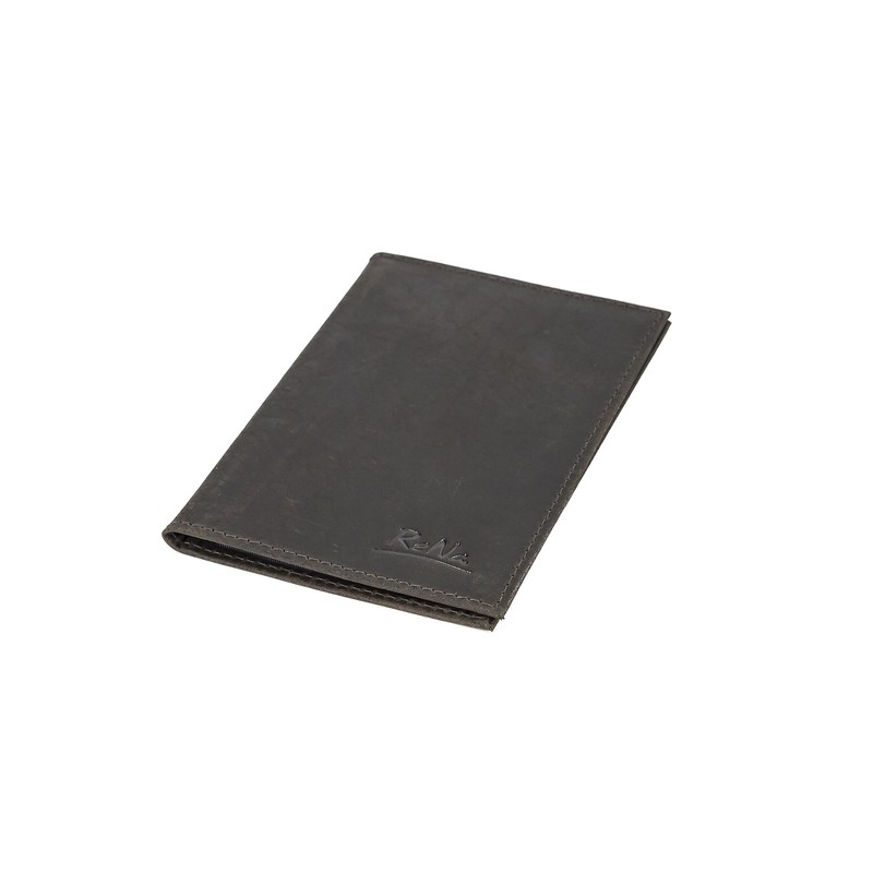 MACEMARO TRADING ID Card Holder Real Leather Portrait Format, Hunter,