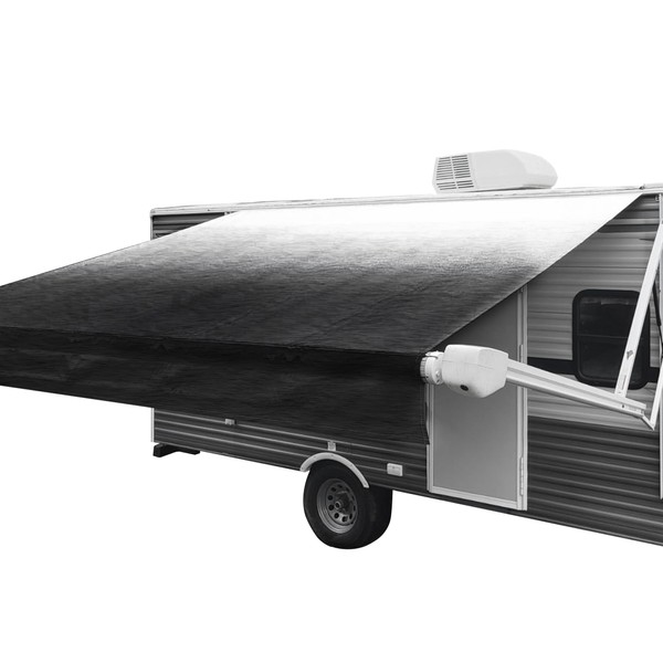 RV Awning Fabric Replacement,20Ft(19'1" Fabric) Camper Awning Replacement,16oz Heavy-Duty Weatherproof