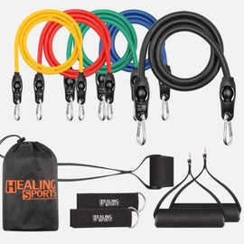 Fitness Accessory Exercise Band Set for home workouts, training and recovery, portable sports and gear, Everyday Use, Travel, Home or, Option 1