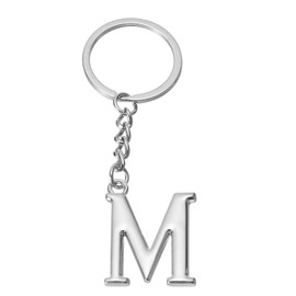 [PATIKIL] Initial Letter Key Chain Letter a Keychain DIY Pendant Decoration, M