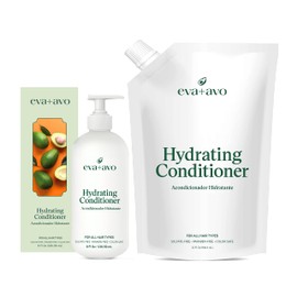Eva + Avo Hydrating Conditioner 8 Oz. + 32 Oz. Refill