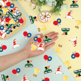 Table Tennis Party Decorations 200Pcs Table Tennis Confetti Ping Pong Table Scatters Sports Themed Table Decorations for Boys Girls Birthday Party Baby Shower Supplies