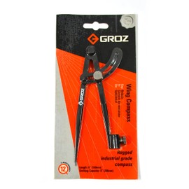 Groz 01550 6" Wing Compass, powder coated finish