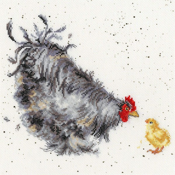 Bothy Threads Mother Hen Counted Cross Stitch Kit 26x26cm XHD50
