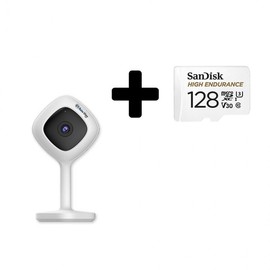GlobalINET RoboView A2+ 128GB Home CCTV Mini Camera with Sound Detection for Baby Monitoring IP Camera