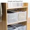 1 Pack Closet Drawer Organisers, 9 Grids Jeans Storage Box