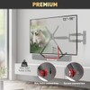 Barkan Universal Soundbar Mount, Adjustable Bracket for Mounting Above or