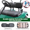 Roykaw Golf Cart Seat Covers Kit Fit for EZGO TXT