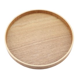 Plato para Servir, Bandeja Redonda de para Servir, Decoración del Hogar para Juego de té, Frutas, Dulces, Comida, Bandeja Redonda de (24cm)